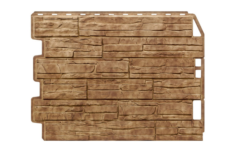 Панель фасадная WANdstein СКОЛ коричневый
