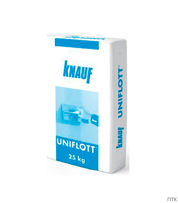 Шпаклевка гипсовая высокопрочная Knauf Унифлот 25 кг