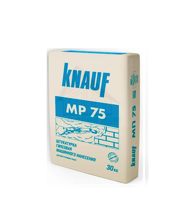 Штукатурка гипсовая машинная Knauf МП-75 30 кг