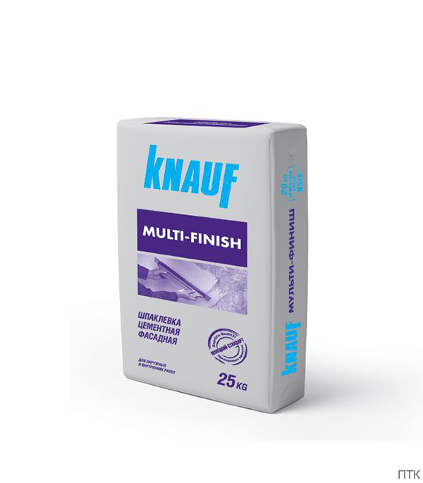 Шпаклевка цементная фасадная Knauf Мультифиниш 25 кг